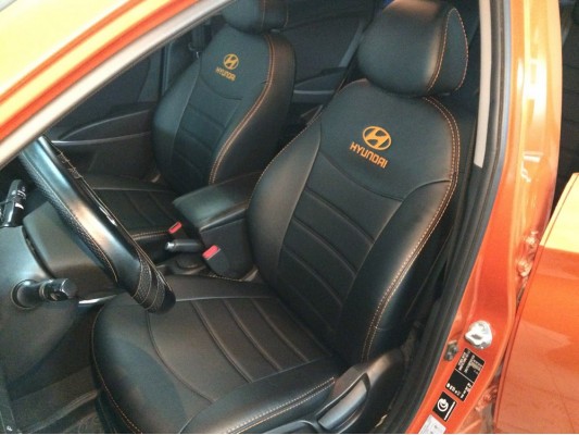 Авточехлы на Hyundai Solaris