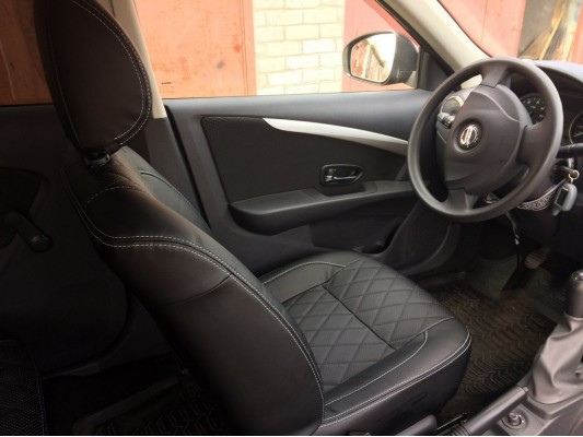 Каркасные авточехлы на Nissan Almera G15