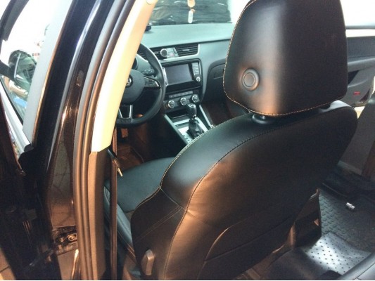 Каркасные авточехлы на Skoda Octavia A7