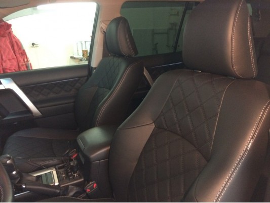 Каркасные авточехлы на Toyota Land Cruiser Prado 150 2 поколения