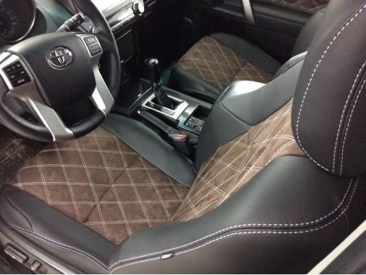 Каркасные авточехлы на Toyota Land Cruiser Prado 150